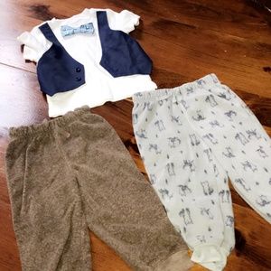Boys Shirt/Sweatpants Size 18 Months